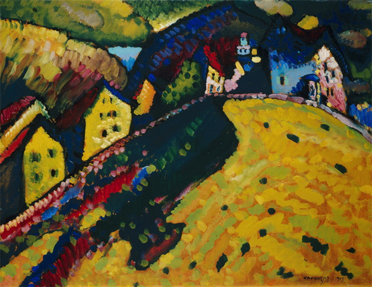 Summer Landscape 1909 Wassily Kandinsky Abstract Oil Painting